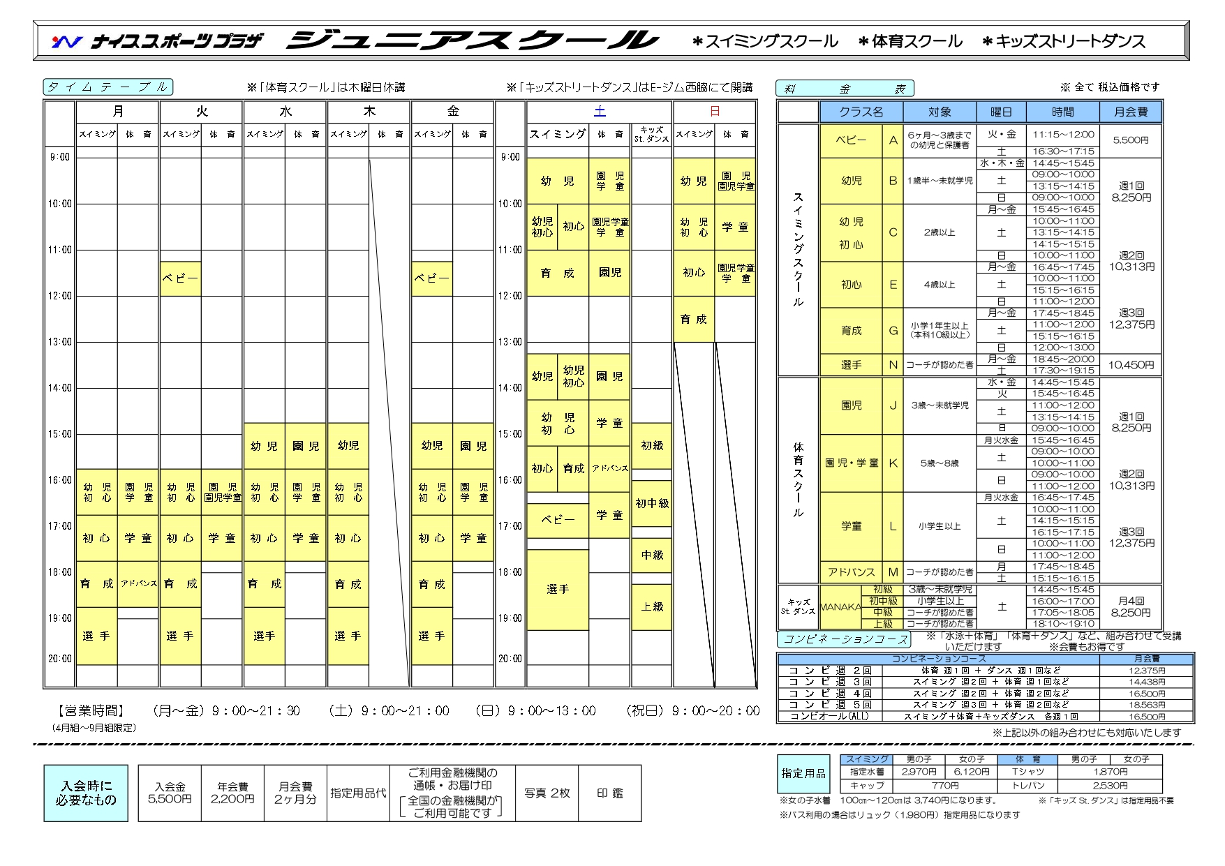 ナイススポーツ プラザ ジュニアスクール
